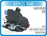 25 1045 KAPI KİLİDİ VW CADDY GOLF VI SOL