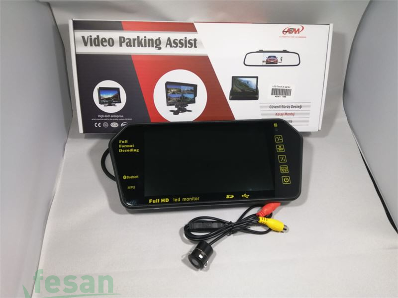 11 1066 KAMERA DİKİZ AYNALI USB 7İNC