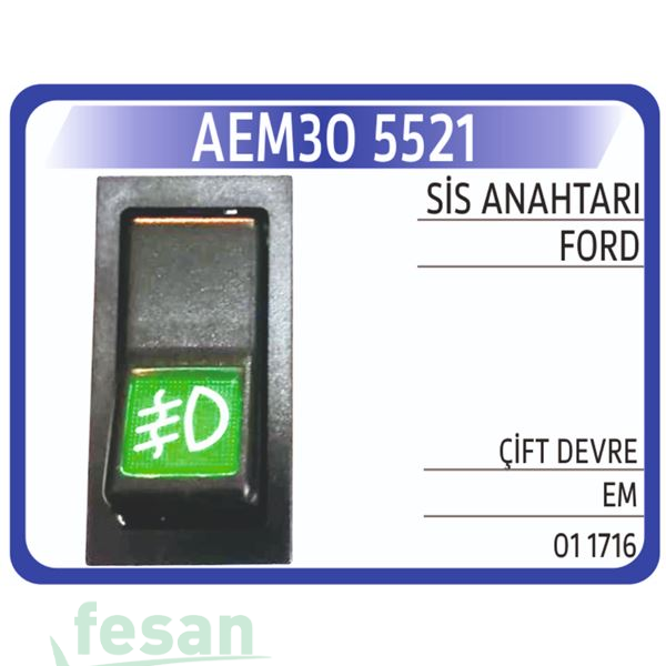 30 5521 ANAHTAR FORD CARGO SİS LAMBA ÜNİVERSAL