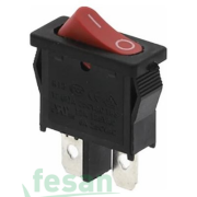 30 0117 ANAHTAR ÜNİVERSAL DİKDÖRTGEN 0-1 TUŞLU DAR IŞIKSIZ MİNİ OCAK FIRIN TİP