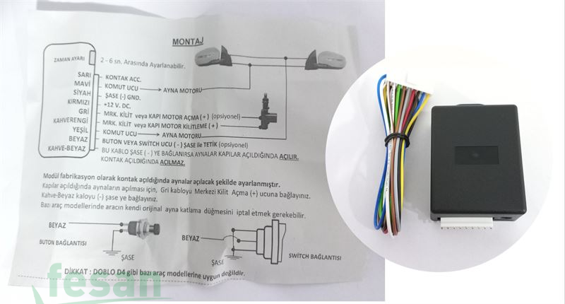 14 1207A MODÜL KATLANIR AYNA AYARLI