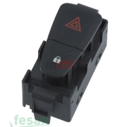 AN765B ANAHTAR 4LÜ FLAŞÖR DACİA SANDERO 6F SİYAH RENAULT MEGANE III FULUENCE III SCENIC III