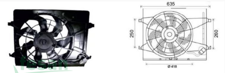 RFM 3050 FAN MOTORU HYUNDAI İ30 1.6 BENZİNLİ 2009>