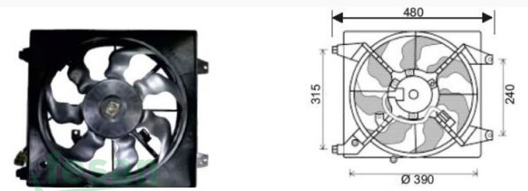 RFM 3120 FAN MOTORU HYUNDAI SANTAFE 2.2 CRDİ