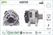 VALEO 439703 12V Ş DİNAMOSU NEMO BİPPER 90AHM 439635