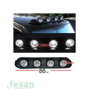 4203203 OFF ROAD 4LÜ SİYAH KASA YUVARLAK KASA H3 A 86CM