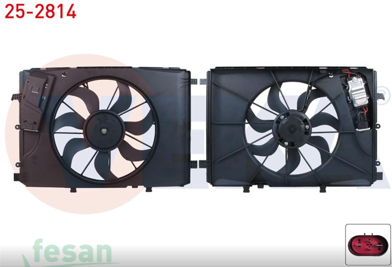 25-2814 12V FAN MOTORU MERCEDES W176 X156 2013>