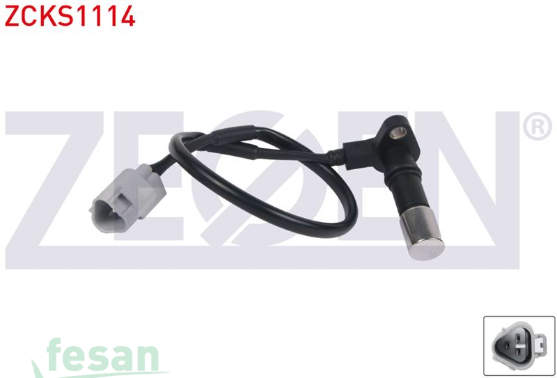 ZCKS1114 KRANK DEVİR SENSÖRÜ TOYOTA AURİS 1.4D-4D 2007-2012 COROLLA 1.4D 2004-2007 AVENSİS 2.0D-4D 2006-2008 YARİS 1.4D-4D 2005-2012 KABLOLU 398MM