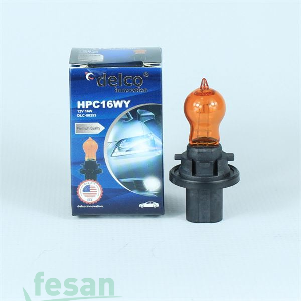 DLC-88253 12V AMPÜL HPC16WY 16W AYNA AMBER BOYALI VW CRAFTER MERCEDES SPRINTER TURUNCU