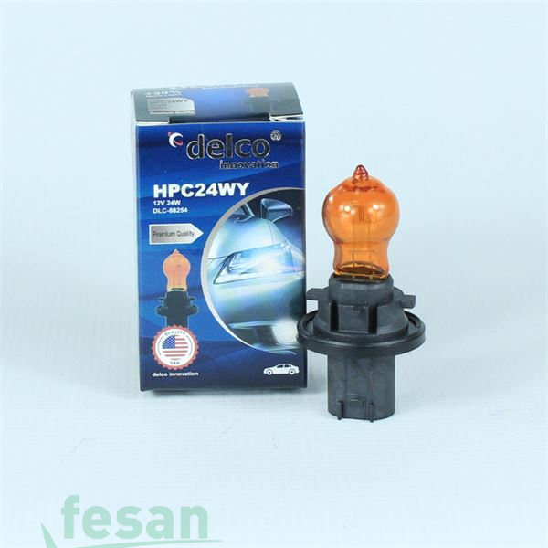 DLC-88254 12V AMPÜL HPC24WY 24W GÜNDÜZ SÜRÜŞ AMBER HPC24WY TURUNCU BOYALI