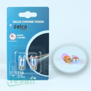DLC-88256 12V AMPÜL T10 5WATT DİPSİZ CHROME VİSİON DİADEM İKİLİ SET BLİSTER AMBALAJ