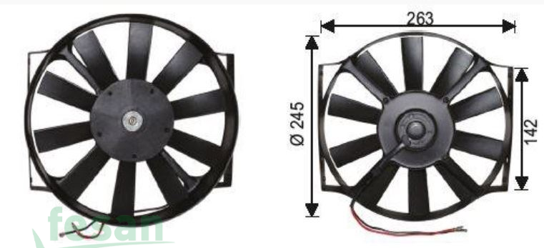 TFM 101 24V FAN MOTORU 10İNÇ ÜFLEYİCİ