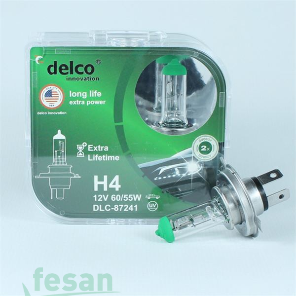 DLC-87241 12V AMPÜL H4 60-55WATT 43T LONG LİFE EXTRA POWER İKİLİ SET