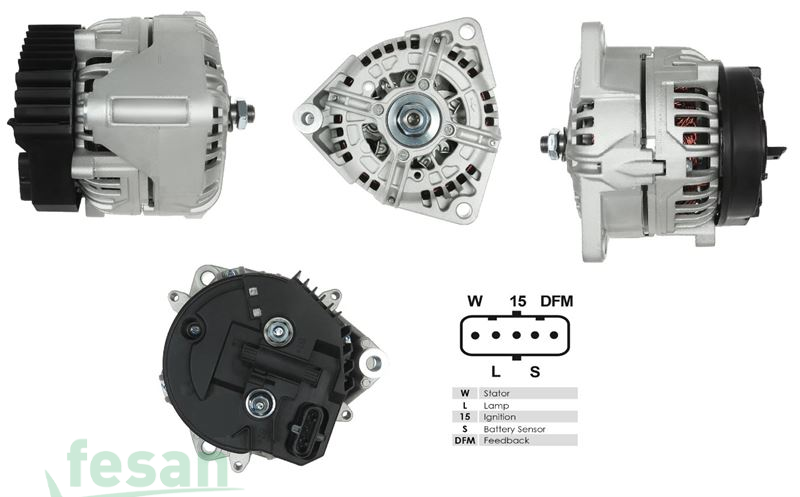 ALT 397 BOSCH 24V ŞARJ DİNAMOSU MERCEDES ACTROS I ACTROS II ATEGO II AXOR II 100AHM