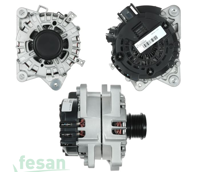 WUTSE ALT 21060 VALEO 12V ŞARJ DİNAMOSU FORD TRANSİT CUSTOMS V262 V363 TORNEO 2.0 ECOBLUE 2015> LIN UÇLU 220AHM