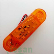 TAS 018S 24V SİDE MARKER 9LED MİNİ OVAL SARI 2K 202