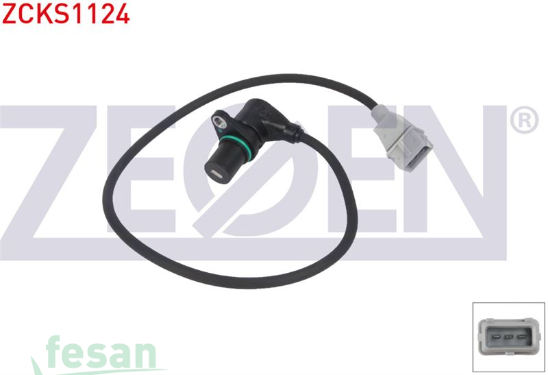ZCKS1124 KRANK DEVİR SENSÖRÜ VW PASSAT 1.8T 1996-2000 AUDİ A4 1.8T 1995-2000 A6 1.8T 1997-2005 KABLOLU 580MM