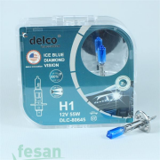 DLC-80645 12V AMPÜL H1 55WATT İCE BLUE DAİMOND VISION IŞIK İKİLİ SET