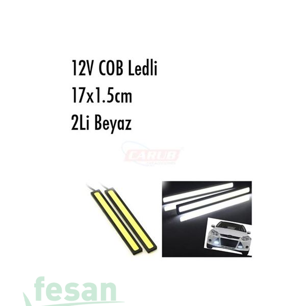 4322731 12V GÜNDÜZ FARI COB 17×1.5XCM 2Lİ BE