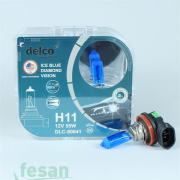 DLC-80641 12V AMPÜL H11 55WATT SÜPER WHİTE BEYAZ IŞIK 2Lİ SET