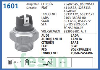ÜSTÜN ANG1601 FAN MÜŞÜRÜ FİŞLİ 87/92 TDS 17023VT