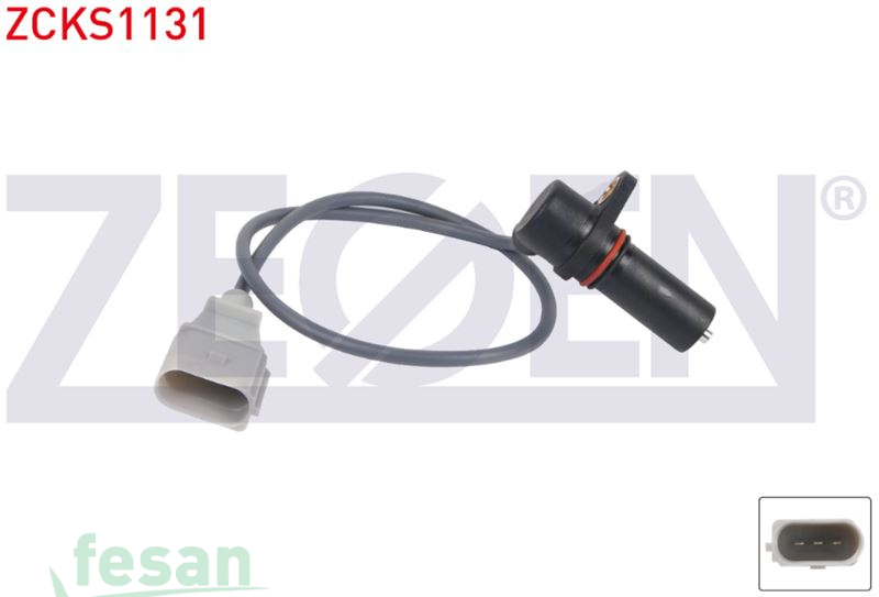 ZCKS1131 KRANK DEVİR SENSÖRÜ SKODA FABİA I 1.9SDİ 1999-2007 OCTAVİA I 1.9SDİ 1997-2003 OCTAVİA I 1.9TDİ 1997-2006 KABLOLU 535MM