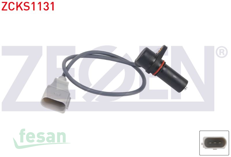 ZCKS1131 KRANK DEVİR SENSÖRÜ SKODA FABİA I 1.9SDİ 1999-2007 OCTAVİA I 1.9SDİ 1997-2003 OCTAVİA I 1.9TDİ 1997-2006 KABLOLU 535MM