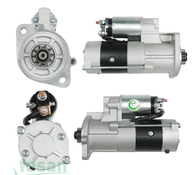 MITSUBISHI DLS2726 12V MARŞ MOTORU CATERPILLAR DP60 MITSUBISHI FD30 S4Q FORKLIFT 10DİŞ 2.2KW