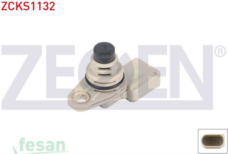 ZCKS1132 KRANK DEVİR SENSÖRÜ VW GOLF V 1.4TSİ 2005-2008 POLO V 1.4 2009-2014 AUDİ A3 1.4TFSİ 2007-2012 SEAT İBİZA IV 1.4TSİ 2009-2015 LEON 1.4TSİ 2007-2012 SKODA FABİA II 1.4TSİ 2010-2014