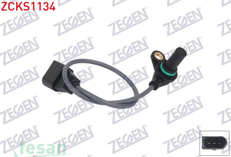 ZCKS1134 KRANK DEVİR SENSÖRÜ VW BORA I 1.6 1998-2005 GOLF IV 1.8 1997-2005 AUDİ A3 1.6 1996-2003 SEAT LEON 1.6 1999-2006 SKODA OCTAVİA I 1.6 1996-2004 KABLOLU 355MM