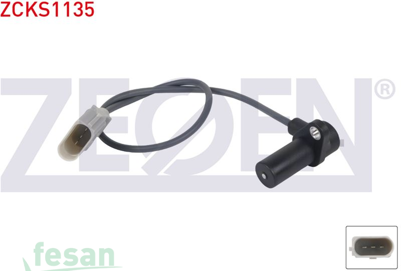 ZCKS1135 KRANK DEVİR SENSÖRÜ VW TOUAREG 4.2 V8 2002-2006 AUDİ A.6 4.2 QUATTRO 1998-2005 A8 3.7 QUATTRO 1995-1998 KABLOLU 450MM