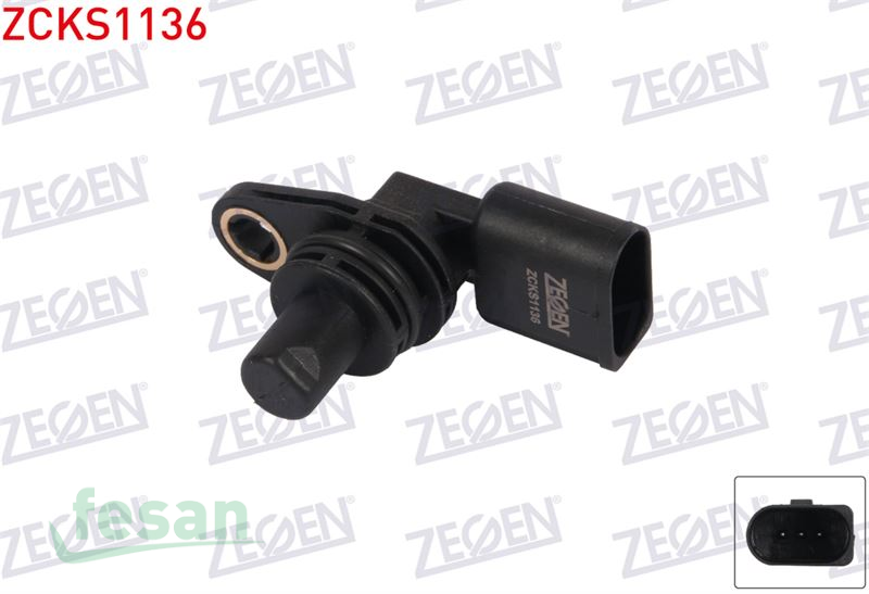 ZCKS1136 KRANK DEVİR SENSÖRÜ VW BORA I 1.6 16V 2000-2005 GOLF IV 1.6 16V 2000-2005 AUDİ A2 1.4 2000-2005 SEAT LEON 1.6 16V 2000-2006 SKODA FABİA II 1.4 2007-2014