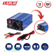 4621854 İNVERTÖR 12/220 VOLT 300 WALT YÜKSELTİCİ USB ÇIKIŞ