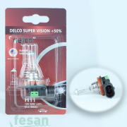 DLC-90642 12V AMPÜL H11 55WATT SÜPER VISION %50. FAZLA IŞIK TEKLİ BLİSTER