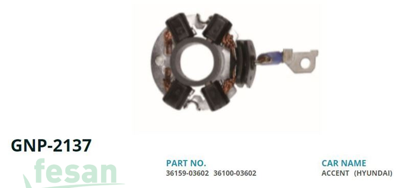 GENON GNP 2137 MARŞ KÖMÜR YUVASI HYUNDAI ACCENT IV ELENTRA 1.6 İ20 İ30 1.4 1.6 VELOSTER KİA CERATO RİO 1.4