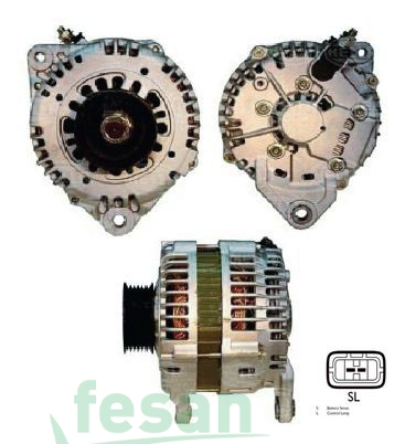 UWA 3603 HİTACHİ 12V ŞARJ DİNAMOSU NİSSAN MAXİMA YM 110AHM İÇTEN SOGUTMA