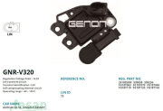GENON GNR V320 VALEO 12V KONJEKTÖR VW GRUP SEAT AUDİ GRUP SKODA GRUP