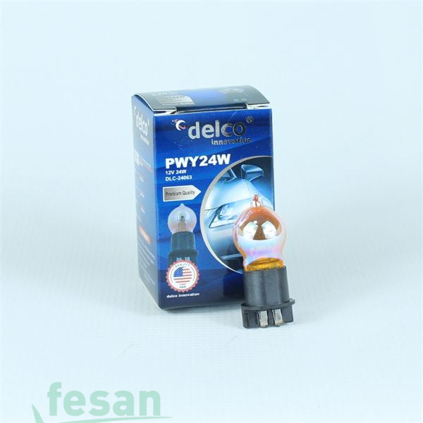 DLC-24063 12V AMPÜL PWY24W 24W GÜNDÜZ SÜRÜŞ SİLVER PWY24W AYNALI CAM