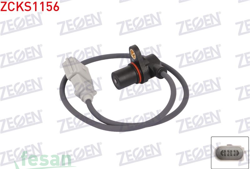 ZCKS1156 KRANK DEVİR SENSÖRÜ VW POLO III CLASSİC 1.6 1995-2001 AUDİ A3 HB 1.6 1996-2003 SKODA OCTAVİA 1.6 1997-2007 SEAT LEON 1.6 1999-2006 KABLOLU 570MM