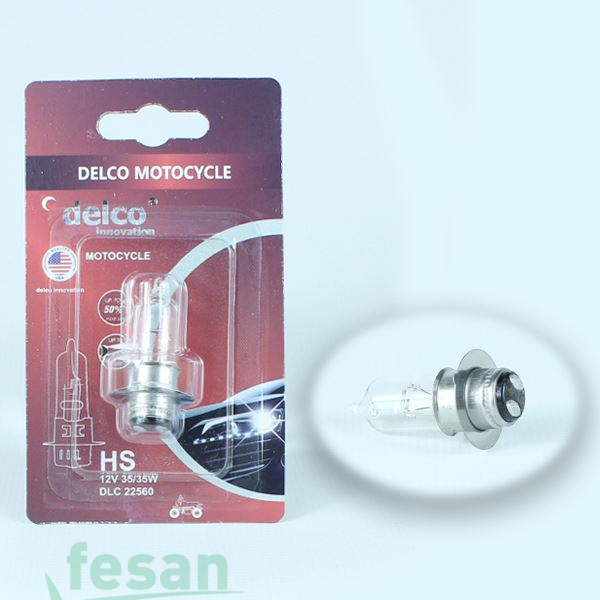 DLC-22560 12V AMPÜL 35W-35WATT P15-24-1 MOTORSİKLET TEKLİ BLISTER