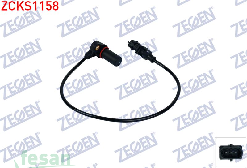 ZCKS1158 KRANK DEVİR SENSÖRÜ FİAT DOBLO 1.9JTD 2006>