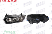 LB20-44006R SİS LAMBASI VW POLO V 2014-2018 SAĞ TEK DUY (H8 AMPUL)