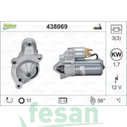 12V MARŞ MOTORU BERLİNGO PARTNER 306-407 11DİŞ 1.7KW