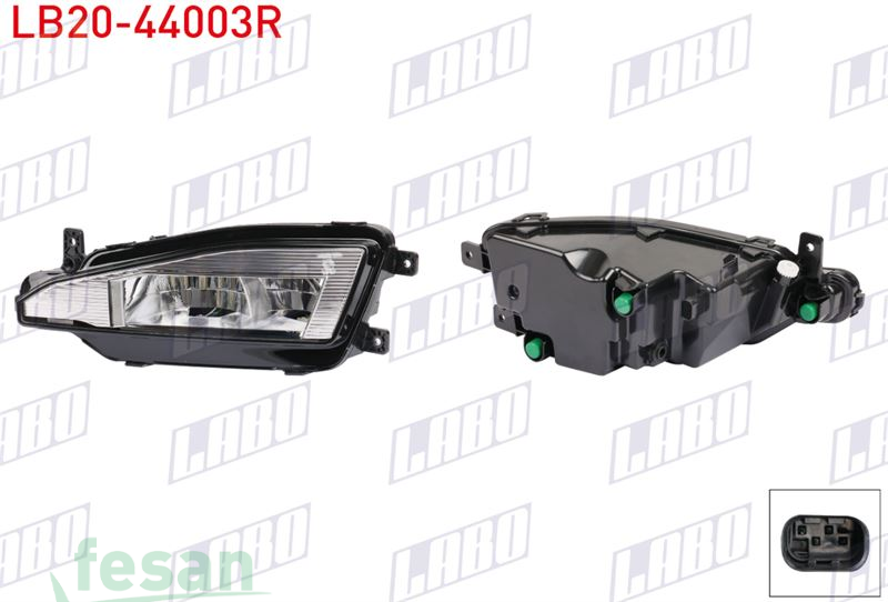 LB20-44003R SİS LAMBASI VW PASSAT B8 2019> SAĞ