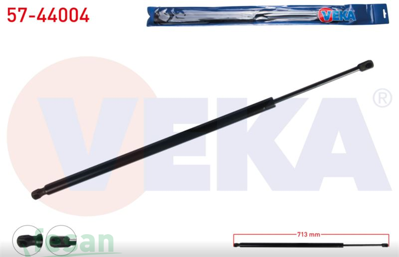 57-44004 AMORTİSÖR BAGAJ VW CADDY III 2004-2015 713MM/830N