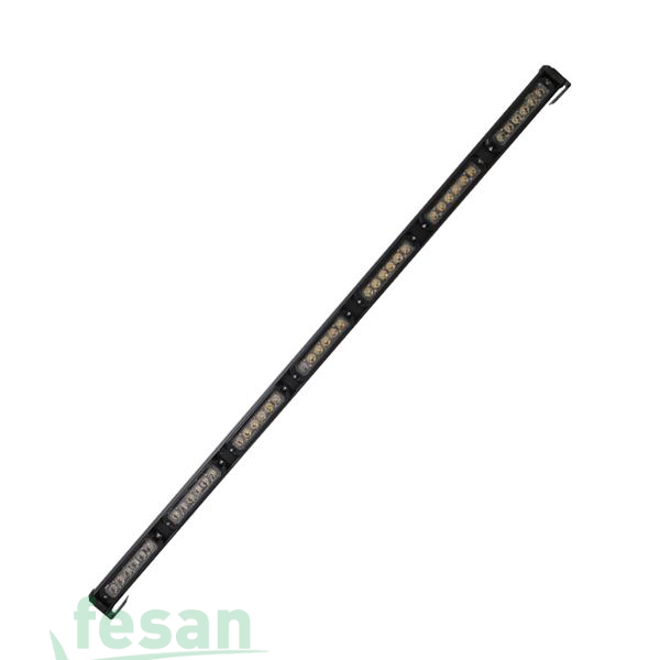 WOLFRAM 31606 12V-24V TEPE LAMBASI YUVARLAK İKAZLI LED 14FONKSİYONLU SARI 106CM E BELGELİ