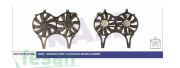 KALE 413900 12V FAN MOTORU MERCEDES W210 ÇİFTLİ KOMPLE 1995-2003
