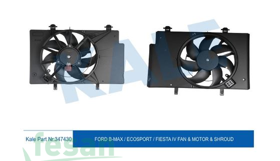 347430 12V FAN MOTOR FOCUS III CMAX TDCİ VOLV VOLVO RFM 1840 KALE 347430 SGR 59422