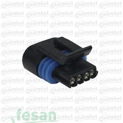 4K001 SOKET RENAULT FİAT ENJEKTÖRLÜ