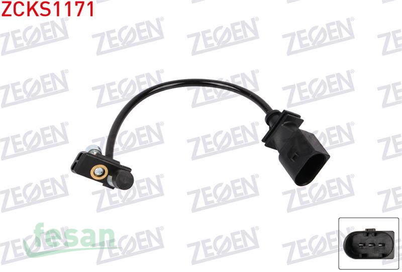 ZCKS1171 KRANK DEVİR SENSÖRÜ BMW E46 3.20D 3.30CD E90 3.20D 3.30D E60 5.20D 5.30D 5.35D E65 7.30D E83 X3 2.0D 3.0D E53 X5 3.0D